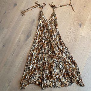 Indah Tiger Print Maxi Dress